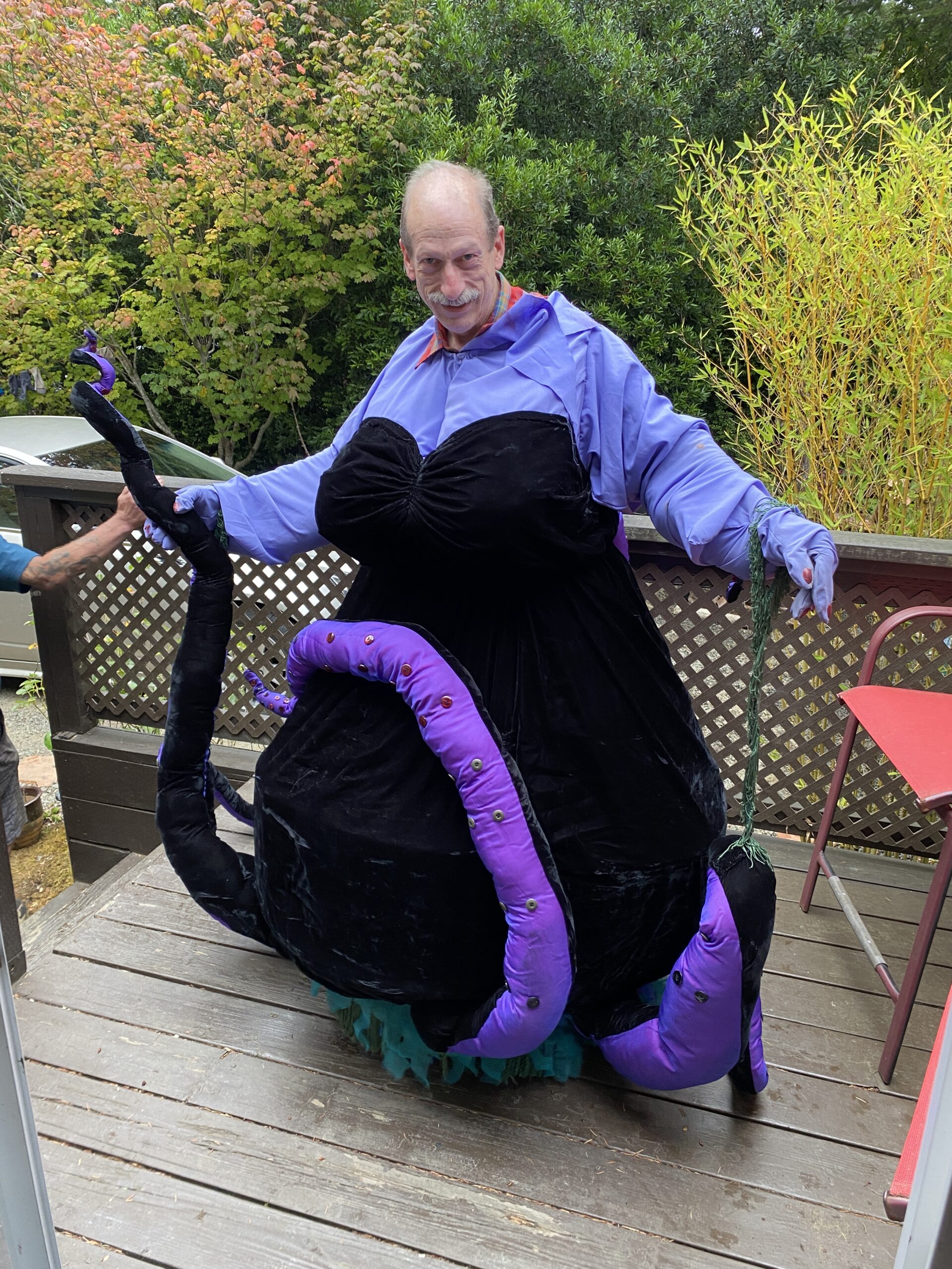 Doug in the Ursula costume