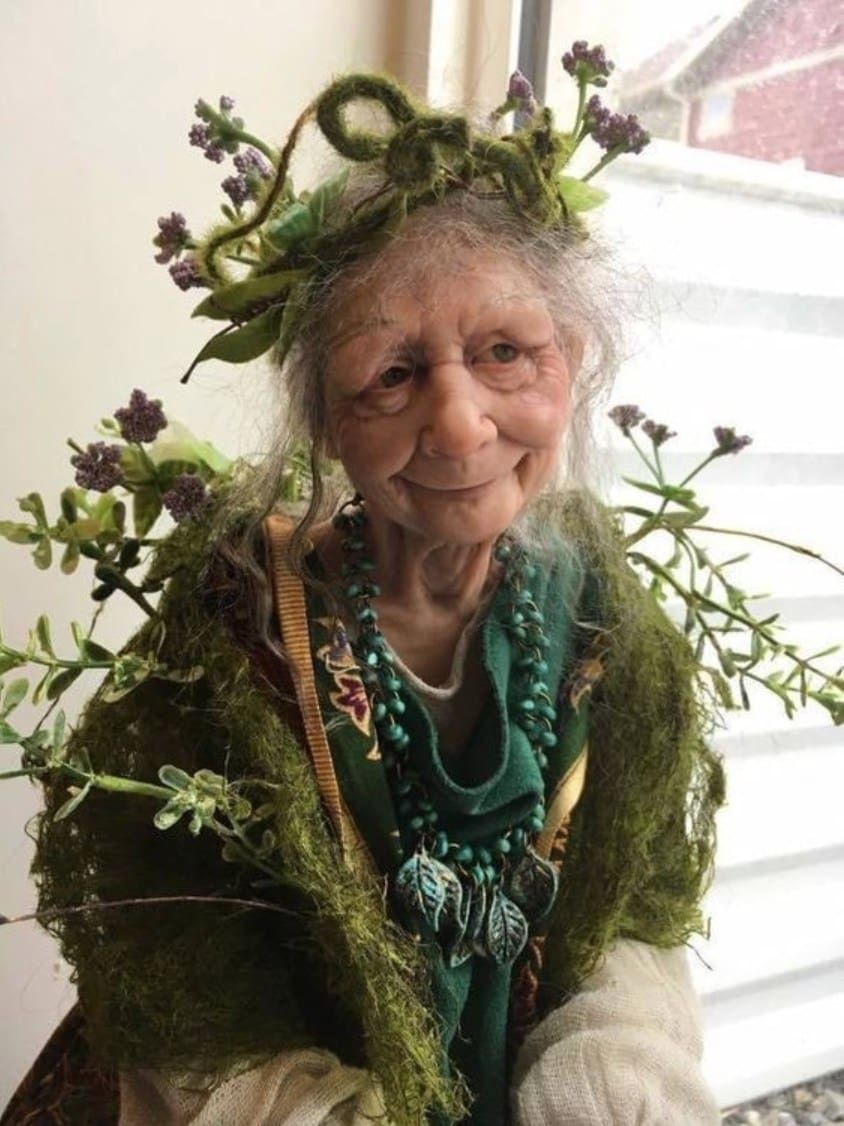 Artist "Mother Nature" by Doll Artist Karen Baker