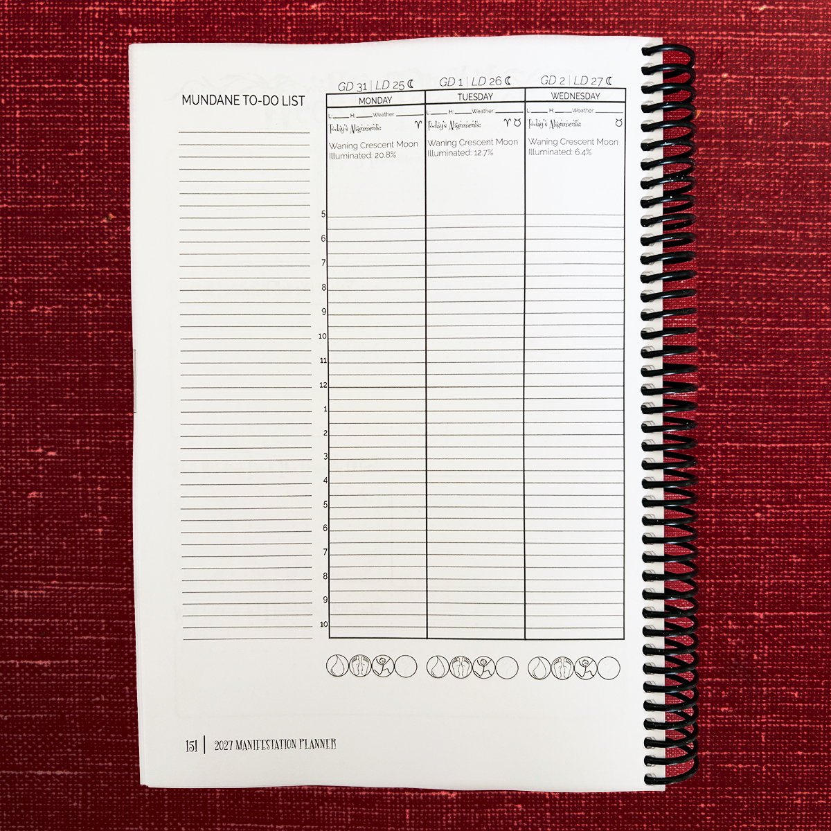 Mundane To-Do List and Day Planner